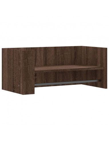 Mensola a Muro Rovere Marrone 70,5x35x30,5 cm Legno Multistrato