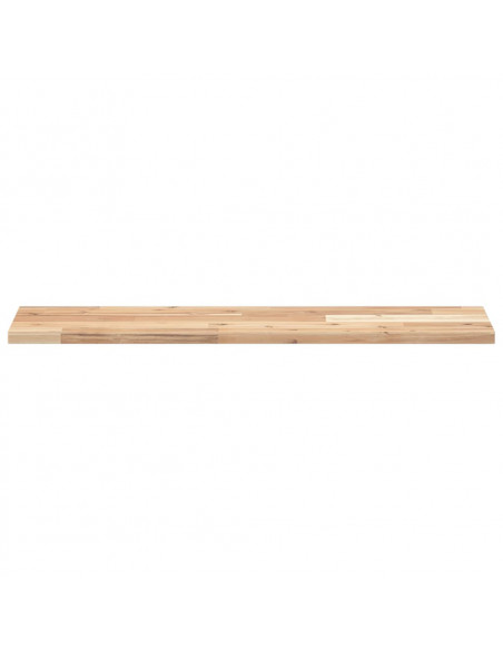 Mensole da Parete 2 pz 100x20x2 cm Legno Acacia Non Trattato