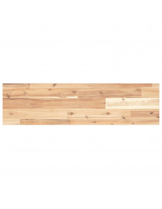 Ripiano a Parete 80x20x2 cm Legno Massello Acacia Non Trattato