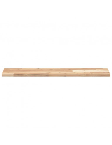 Ripiano a Parete 80x20x2 cm Legno Massello Acacia Non Trattato