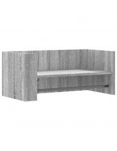 Mensola a Muro Grigio Sonoma 70,5x35x30,5 cm Legno Multistrato 2