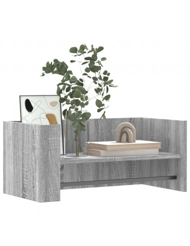 Mensola a Muro Grigio Sonoma 70,5x35x30,5 cm Legno Multistrato