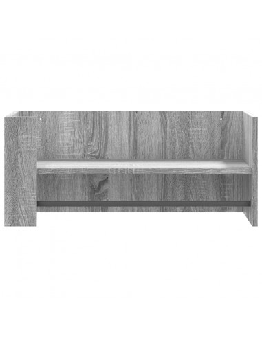 Mensola a Muro Grigio Sonoma 70,5x35x30,5 cm Legno Multistrato