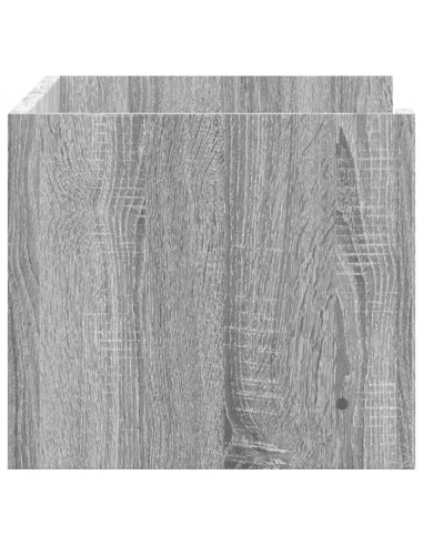 Mensola a Muro Grigio Sonoma 70,5x35x30,5 cm Legno Multistrato