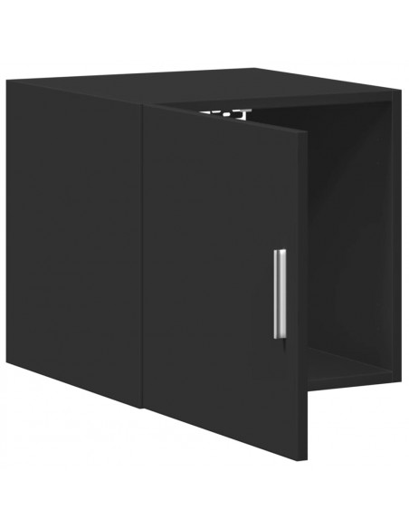 Mobile a Parete Nero 40x42,5x40 cm in Legno Multistrato