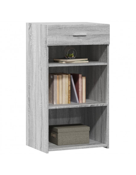 Credenza Grigio Sonoma 50x42,5x93 cm in Legno Multistrato