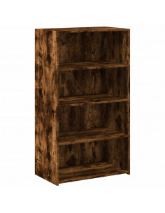 Credenza Rovere Fumo 70x41x124 cm in Legno Multistrato 2