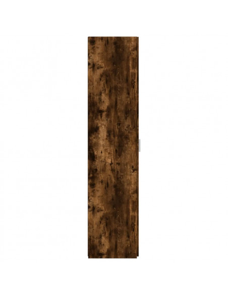 Credenza Rovere Fumo 50x42,5x185 cm in Legno Multistrato