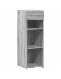 Credenza Grigio Sonoma 30x42,5x93 cm in Legno Multistrato 2