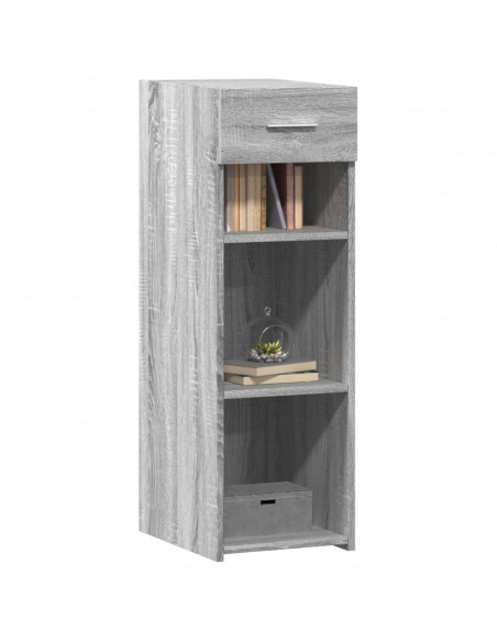 Credenza Grigio Sonoma 30x42,5x93 cm in Legno Multistrato