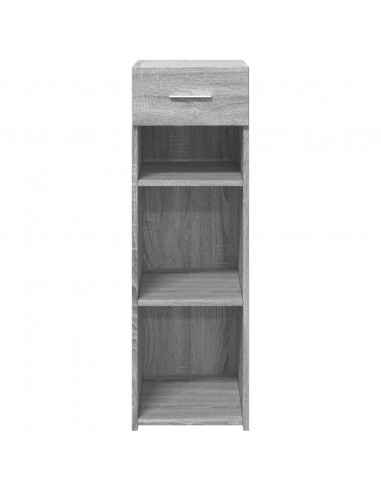 Credenza Grigio Sonoma 30x42,5x93 cm in Legno Multistrato