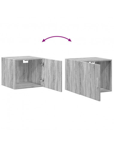 Mobile a Parete Grigio Sonoma 45x42,5x40cm in Legno Multistrato