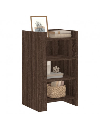 Credenza Rovere Marrone 45x35x75 cm in Legno Multistrato