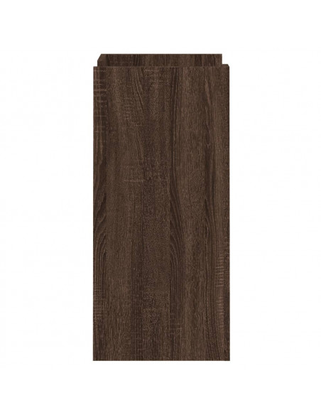 Credenza Rovere Marrone 45x35x75 cm in Legno Multistrato