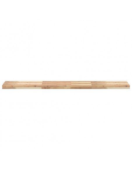Mensole da Parete 2 pz 140x30x4 cm Legno Acacia Non Trattato