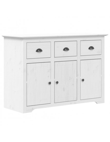 Credenza BODO 115x43x79,5 cm in Legno Massello di Pino Bianco