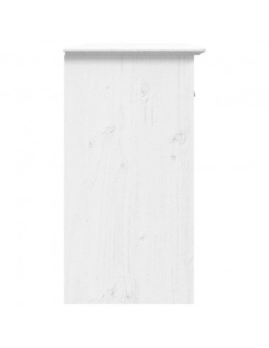 Credenza BODO 115x43x79,5 cm in Legno Massello di Pino Bianco