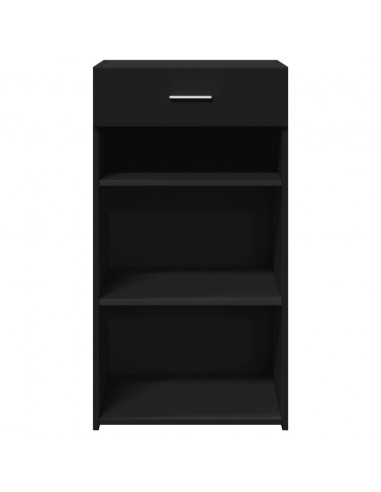 Credenza Nera 50x42,5x93 cm in Legno Multistrato