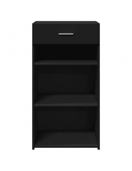 Credenza Nera 50x42,5x93 cm in Legno Multistrato