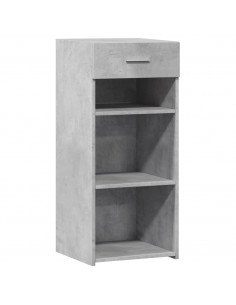 Credenza Grigio Cemento 40x42,5x93 cm in Legno Multistrato 2