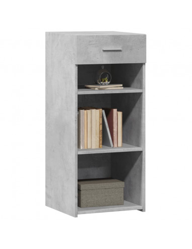 Credenza Grigio Cemento 40x42,5x93 cm in Legno Multistrato