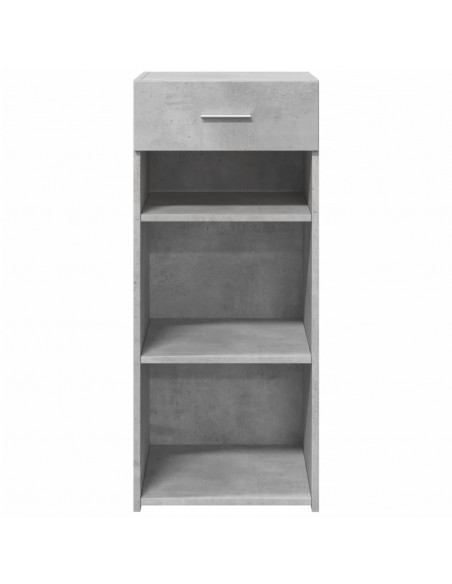 Credenza Grigio Cemento 40x42,5x93 cm in Legno Multistrato