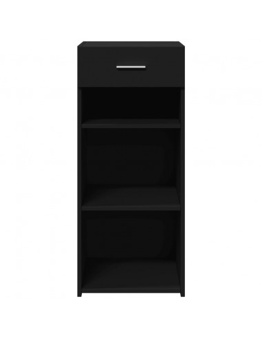 Credenza Nera 40x42,5x93 in Legno Multistrato