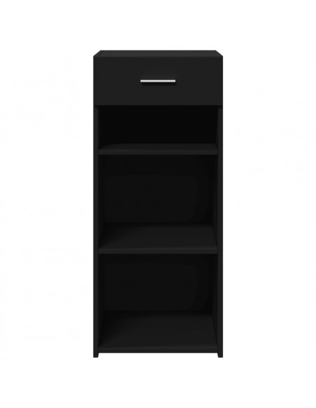 Credenza Nera 40x42,5x93 in Legno Multistrato