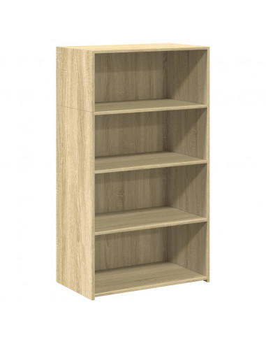 Credenza Rovere Sonoma 70x41x124 cm in Legno Multistrato