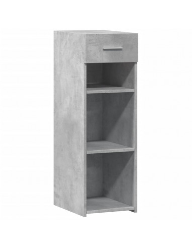 Credenza Grigio Cemento 30x42,5x93 cm in Legno Multistrato