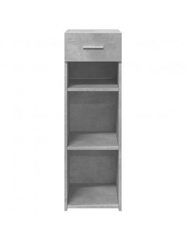Credenza Grigio Cemento 30x42,5x93 cm in Legno Multistrato
