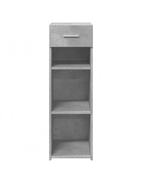 Credenza Grigio Cemento 30x42,5x93 cm in Legno Multistrato