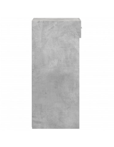 Credenza Grigio Cemento 30x42,5x93 cm in Legno Multistrato