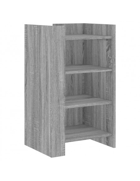 Credenza Grigio Sonoma 45x35x75 cm in Legno Multistrato