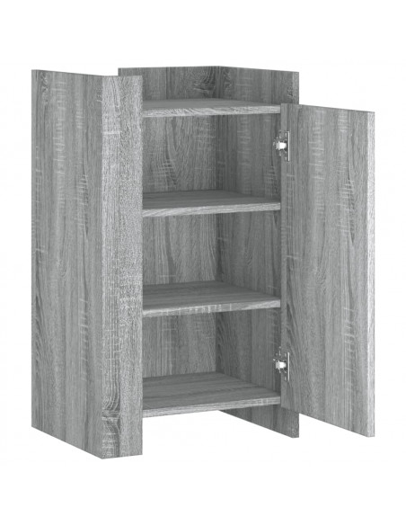 Credenza Grigio Sonoma 45x35x75 cm in Legno Multistrato