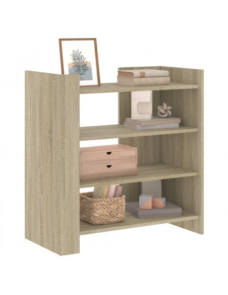 Credenza Rovere Sonoma 73,5x35x75 cm in Legno Multistrato