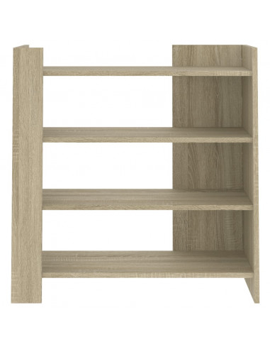 Credenza Rovere Sonoma 73,5x35x75 cm in Legno Multistrato