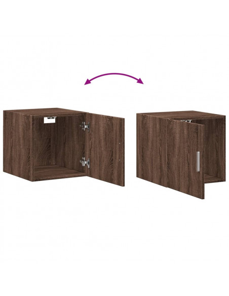 Mobile a Parete Rovere Marrone 40x42,5x40 cm Legno Multistrato