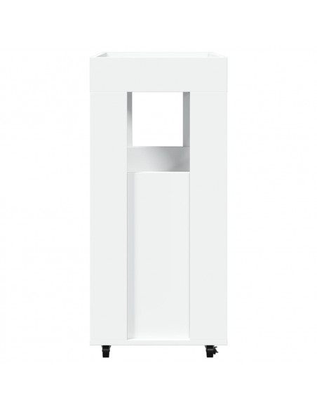 Carrello Bar Bianco 60x39,5x89 cm in Legno Multistrato