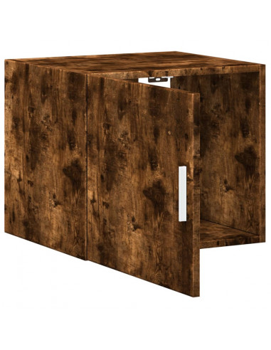 Mobile a Parete Rovere Fumo 45x42,5x40 cm in Legno Multistrato