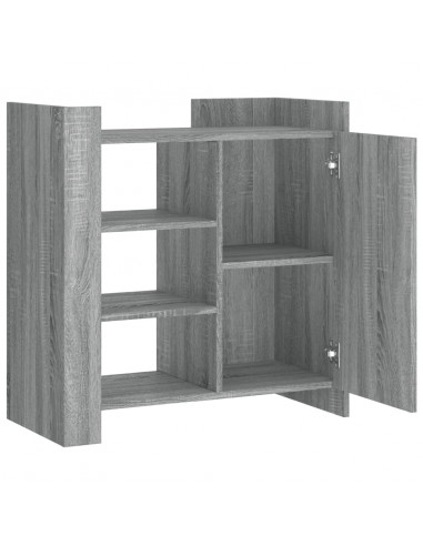 Credenza Grigio Sonoma 73,5x35x75 cm in Legno Multistrato