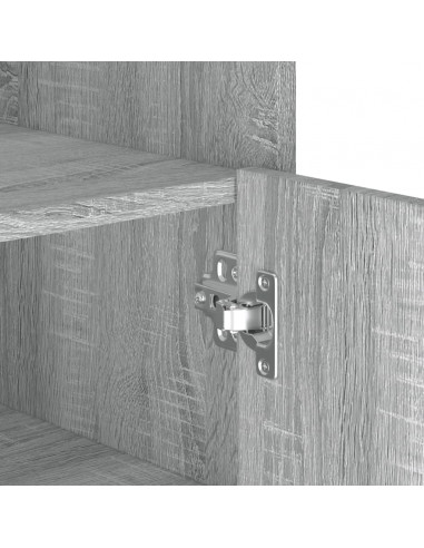 Credenza Grigio Sonoma 73,5x35x75 cm in Legno Multistrato