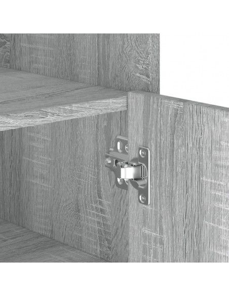 Credenza Grigio Sonoma 73,5x35x75 cm in Legno Multistrato