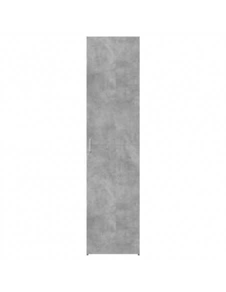 Credenza Grigio Cemento 45x42,5x185 cm in Legno Multistrato