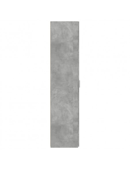 Credenza Grigio Cemento 45x42,5x185 cm in Legno Multistrato