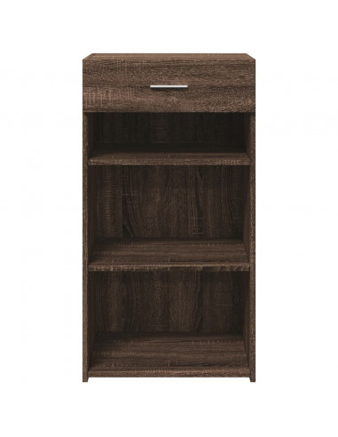 Credenza Rovere Marrone 50x42,5x93 cm in Legno Multistrato