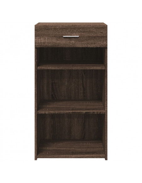 Credenza Rovere Marrone 50x42,5x93 cm in Legno Multistrato