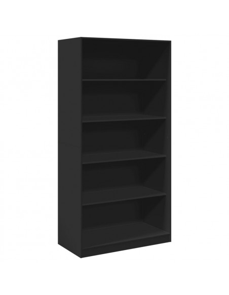 Armadio Nero 100x50x200 cm in Legno Multistrato