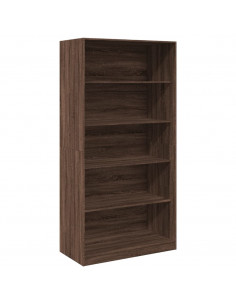 Armadio Rovere Marrone 100x50x200 cm in Legno Multistrato 2