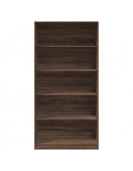 Armadio Rovere Marrone 100x50x200 cm in Legno Multistrato